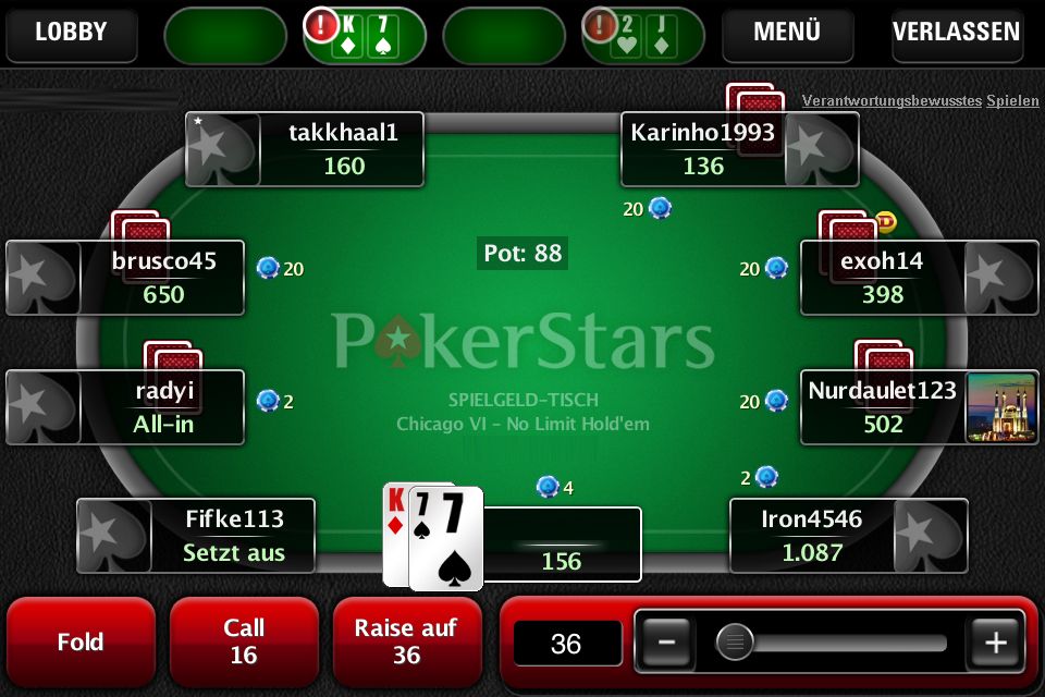 Pokerstars App Echtgeld